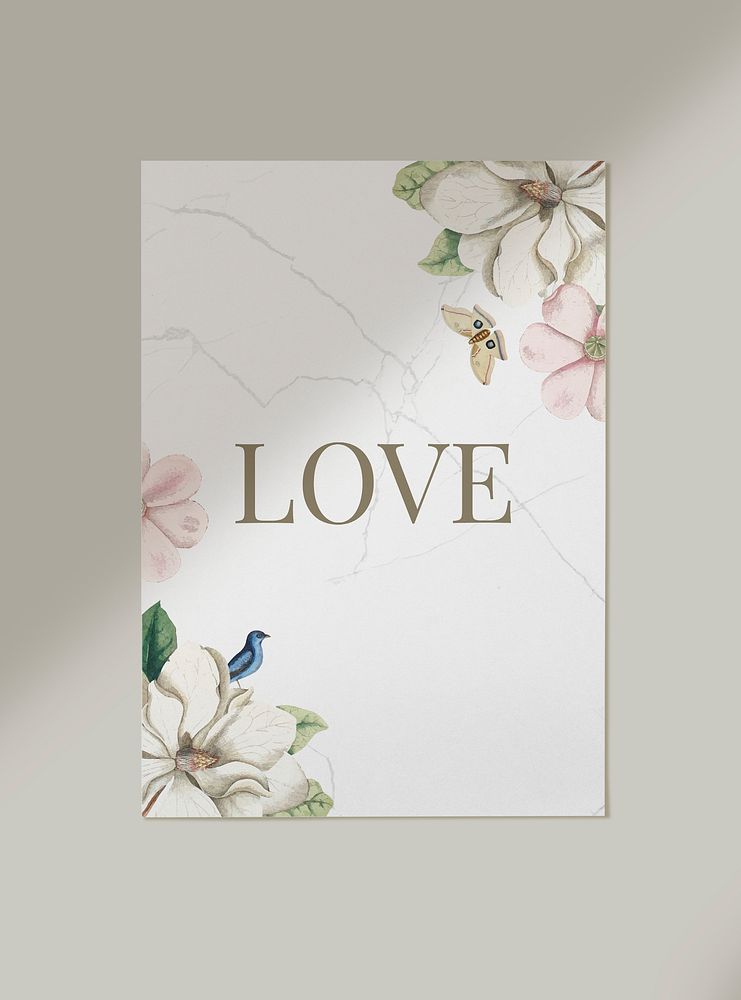 Cute valentines day card design