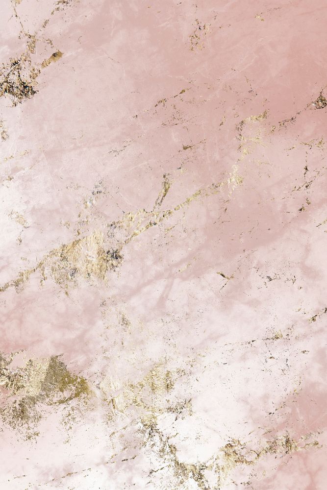 Pink and gold marble textured background