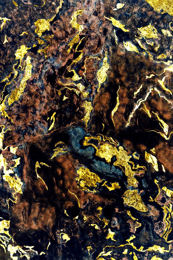 Black and gold marble textured background