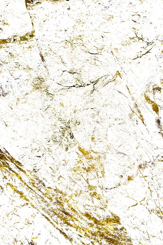 White and gold marble textured background vector
