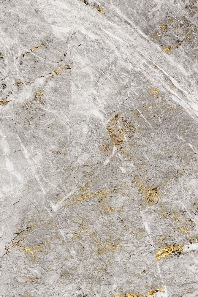 Gray and gold marble textured background