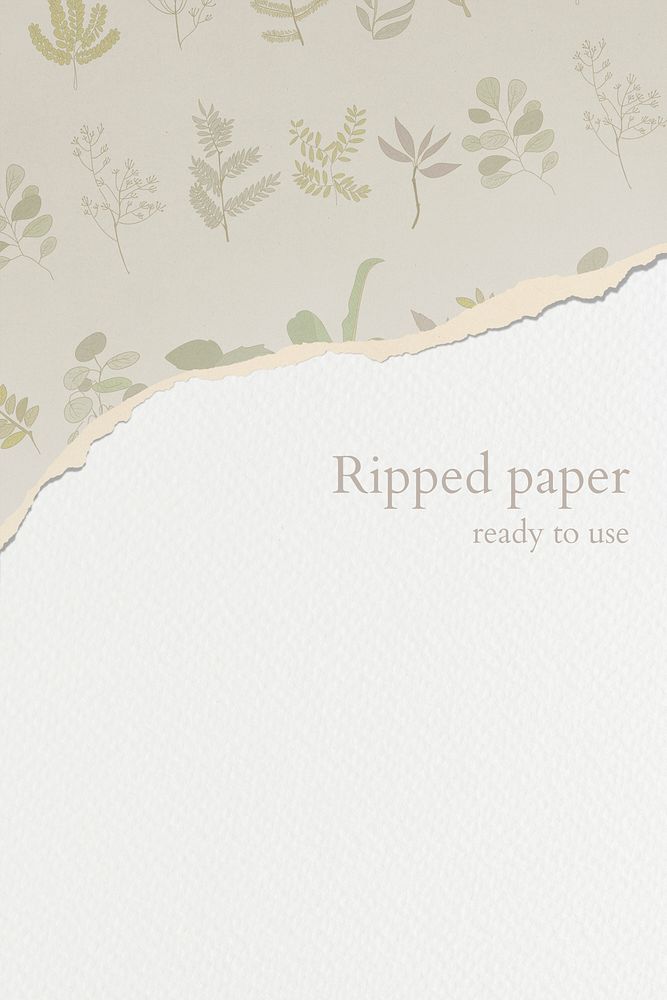 Torn paper collage background illustration