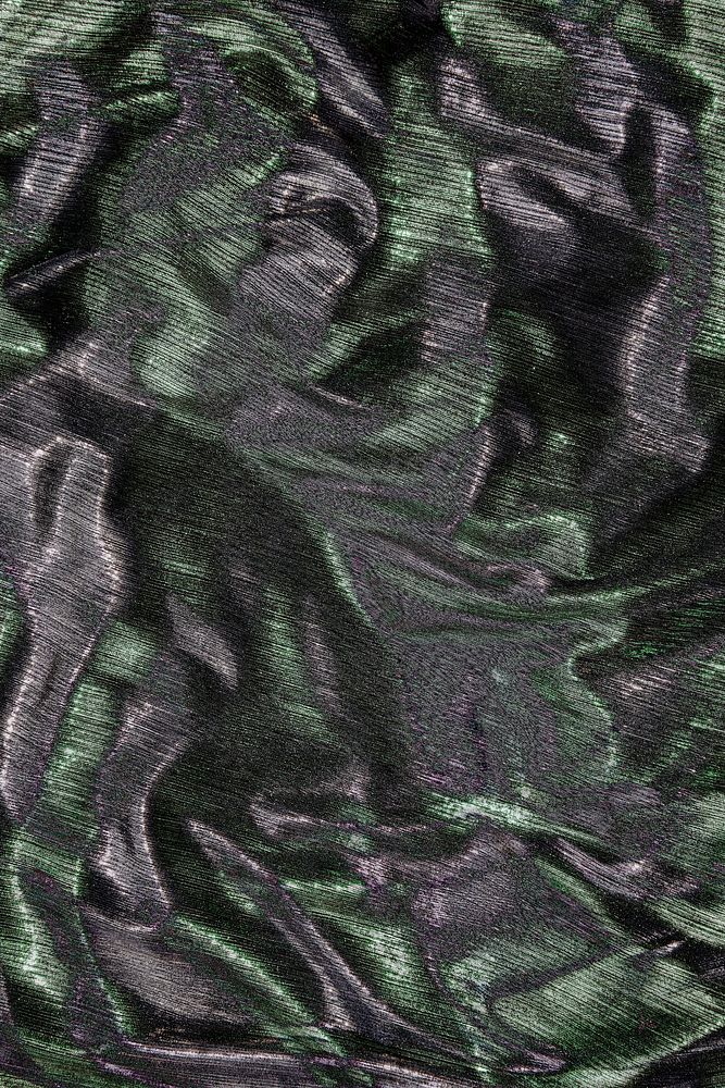 Silky green and silver fabric mobile phone wallpaper