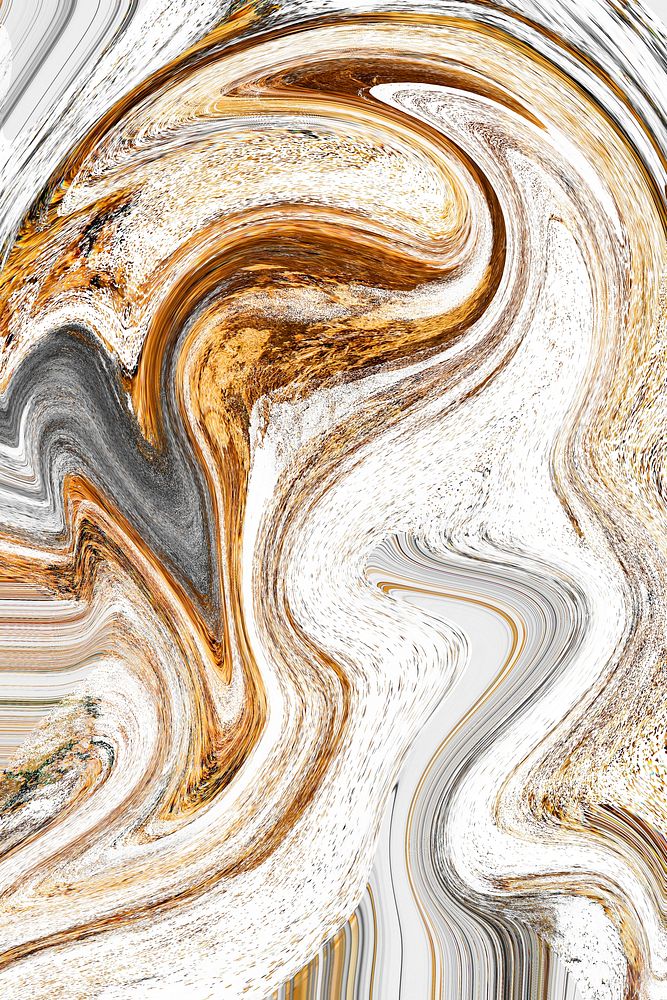 Marble texture with gold and gray swirls mobile phone wallpaper