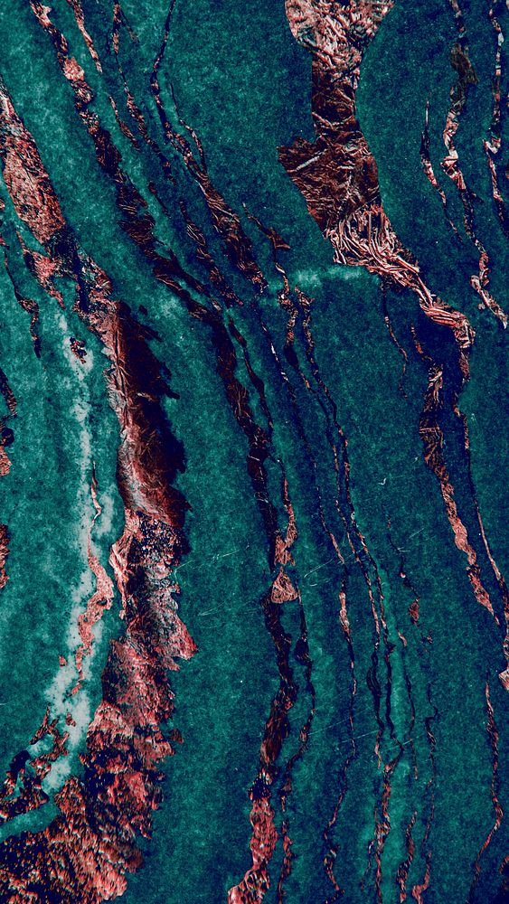 Green marble textured mobile phone wallpaper