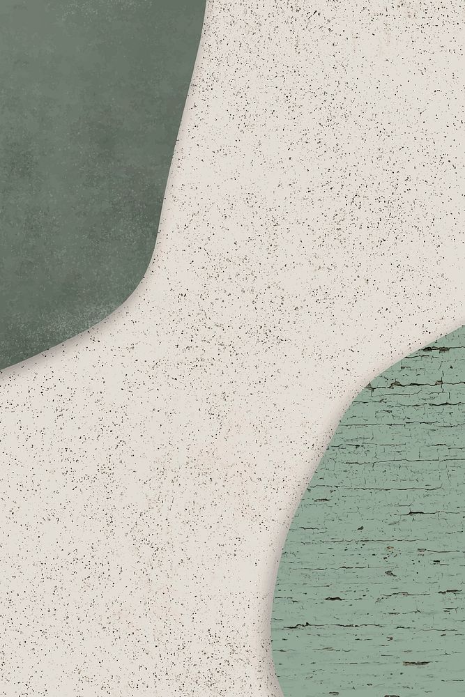Green pattern on beige background vector
