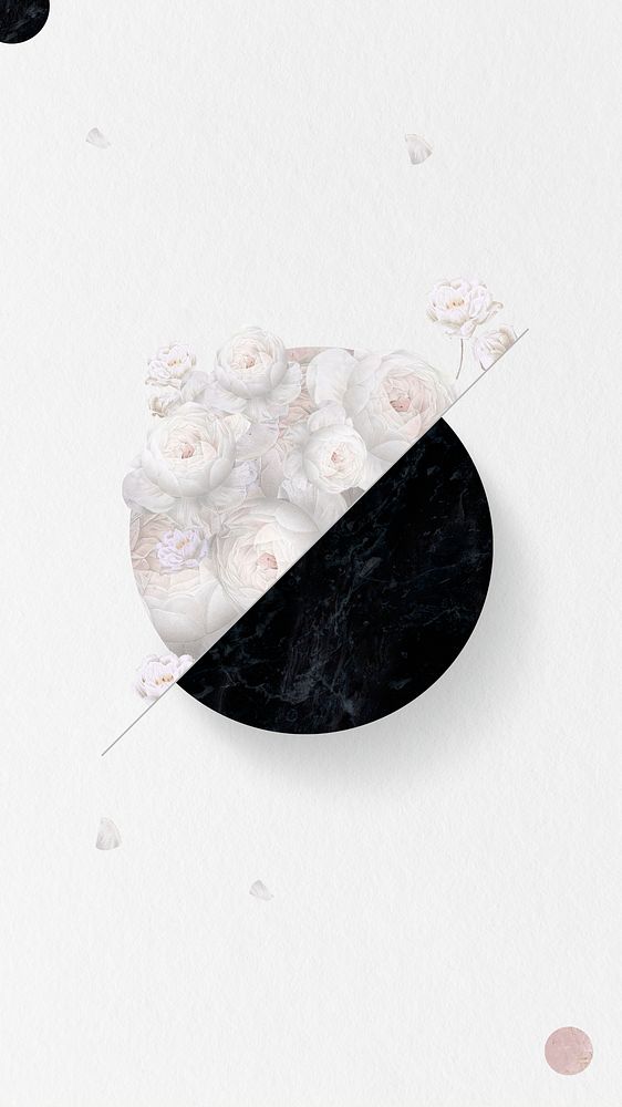 White flower bouquet on white background illustration
