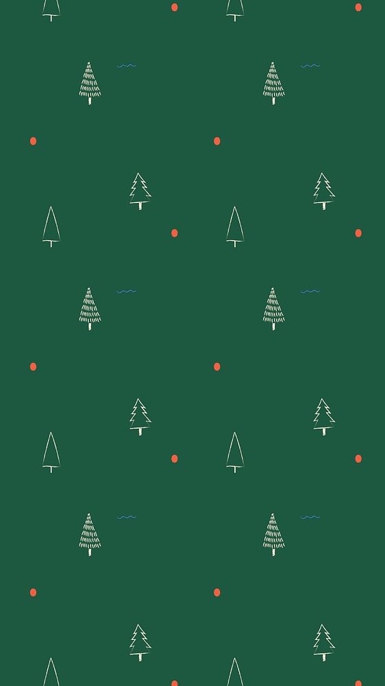 Christmas mobile phone wallpaper vector | Premium Vector - rawpixel