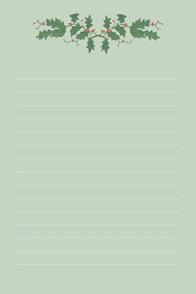 Green Christmas card vector