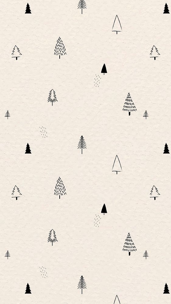 Christmas mobile phone wallpaper vector