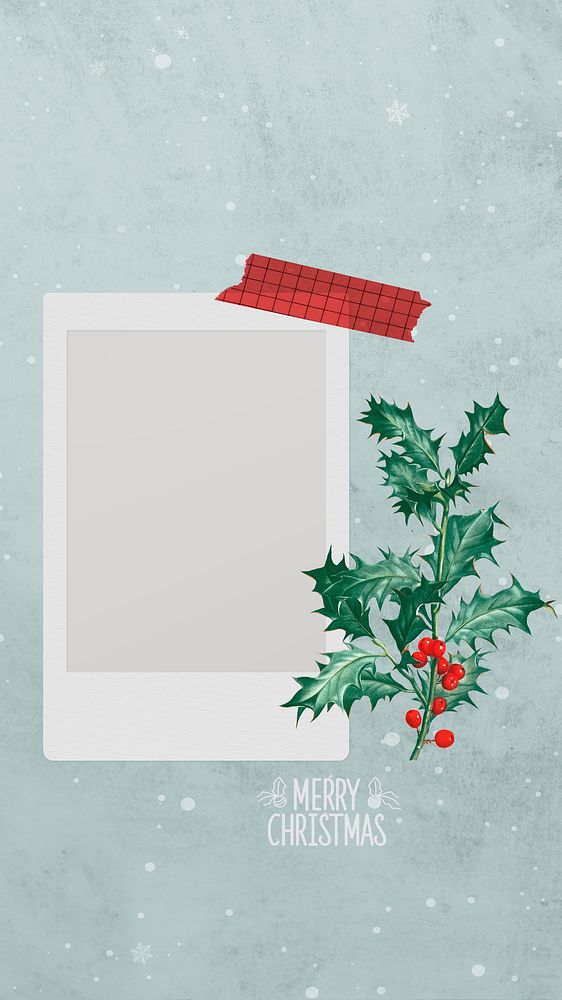 Festive blank Christmas film mobile wallpaper