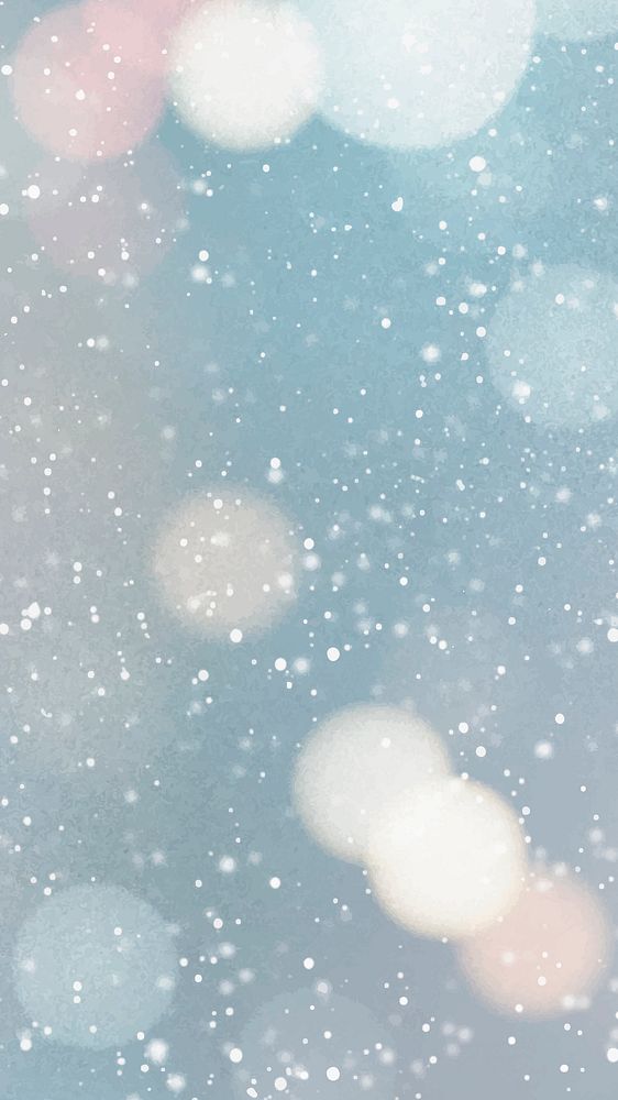 Winter iPhone wallpaper, snow background