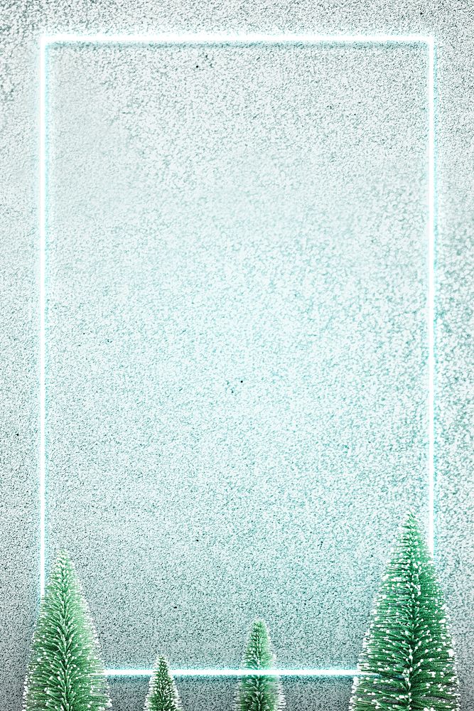 Blank snowy Christmas background illustration