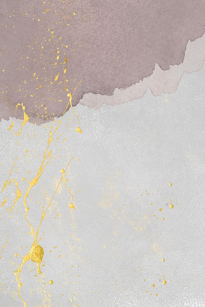 Gold splatter on texture background illustration