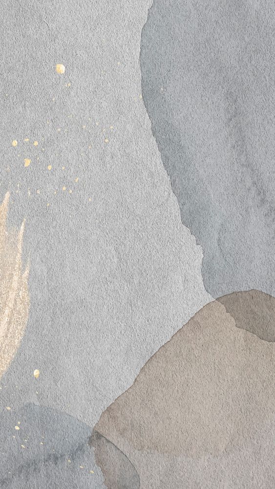 Gold splatter on watercolor background vector
