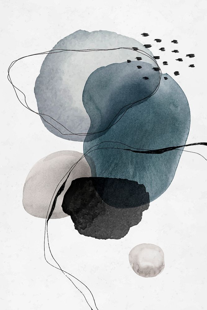 Colorful abstract watercolor circles design vector