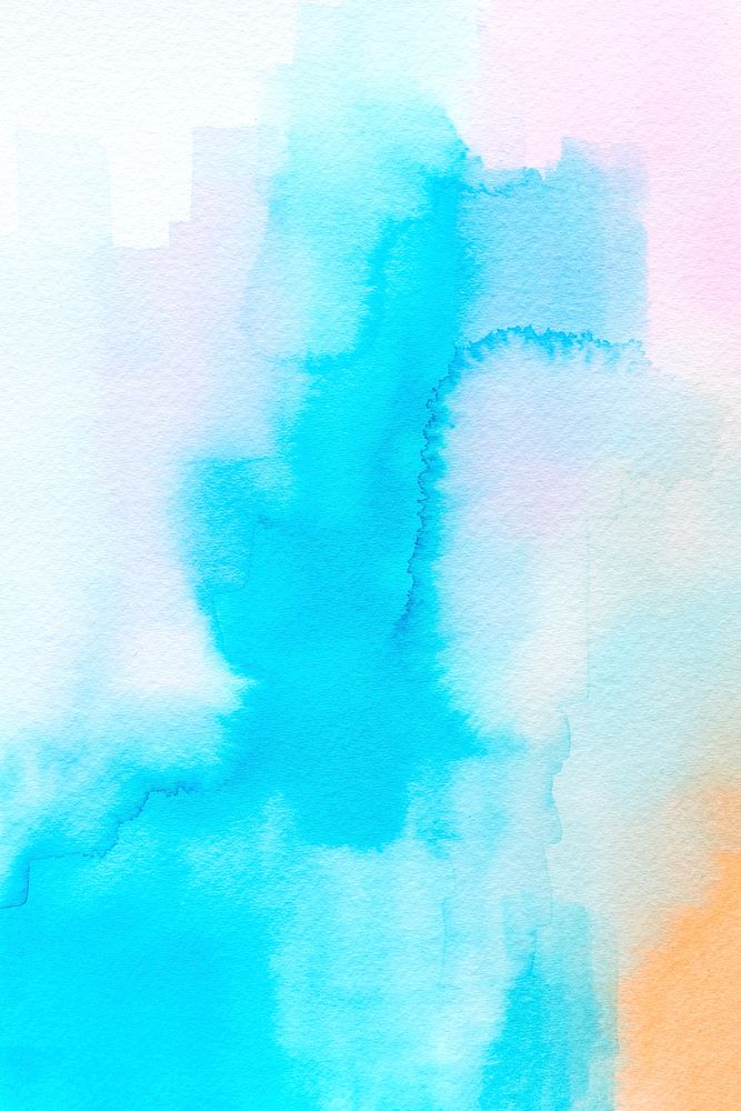 Abstract colorful watercolor stain texture