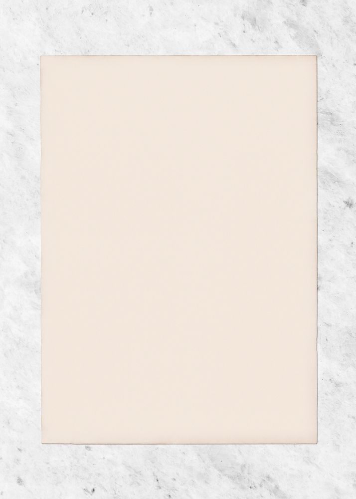Blank paper on a marble background