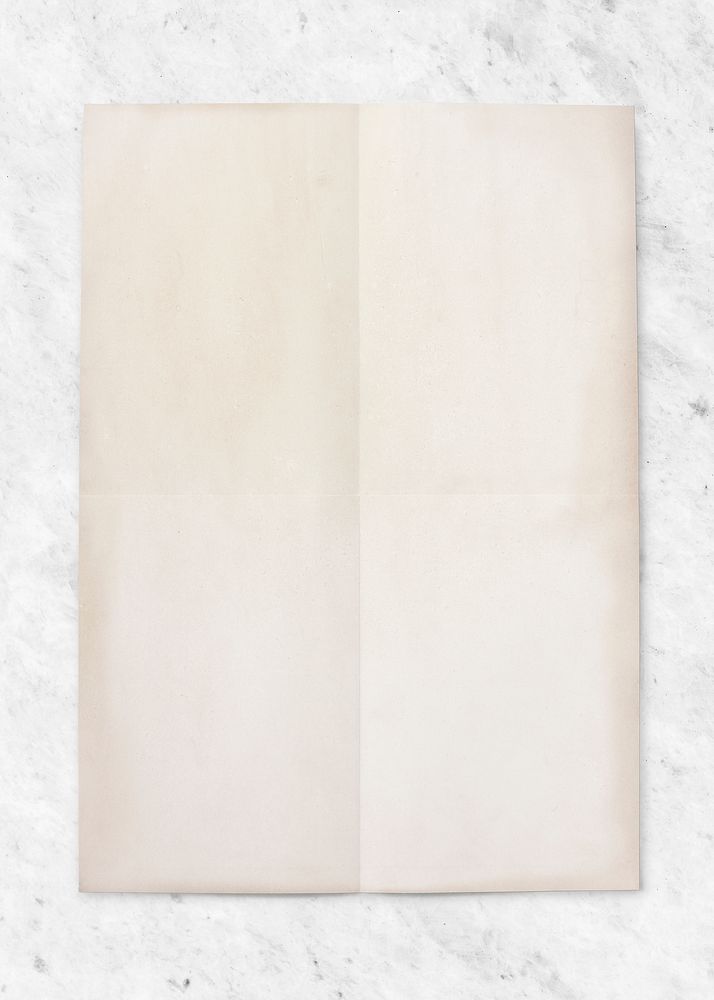 Folded paper on a marble background