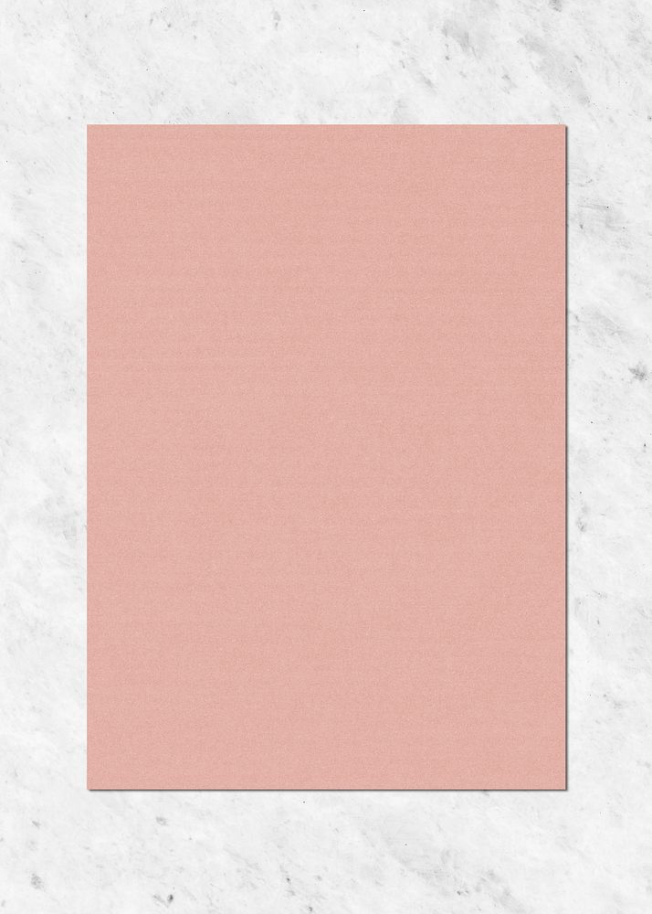 Pink paper on a marble background