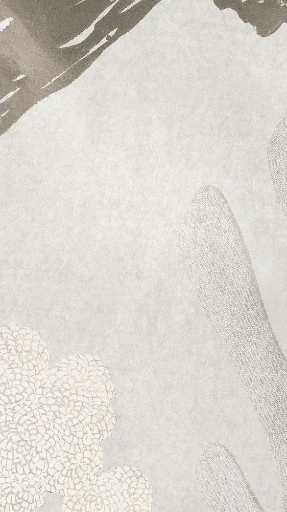 White tone contemporary Memphis textured mobile phone wallpaper illustration
