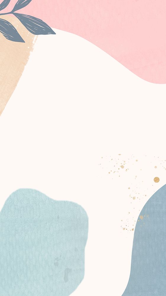 Abstract pastel Memphis mobile phone wallpaper