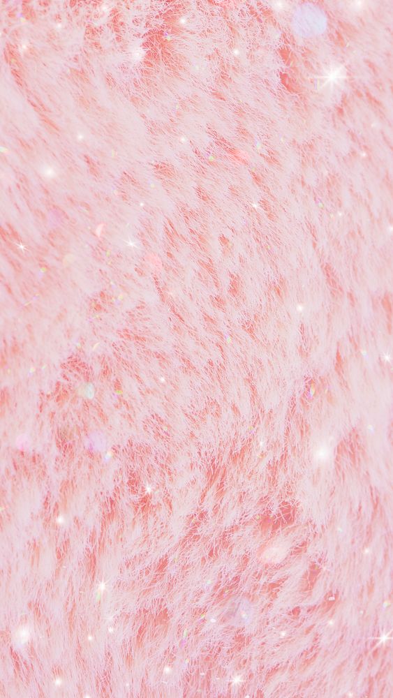 Light pink sparkle fur texture background mobile phone wallpaper