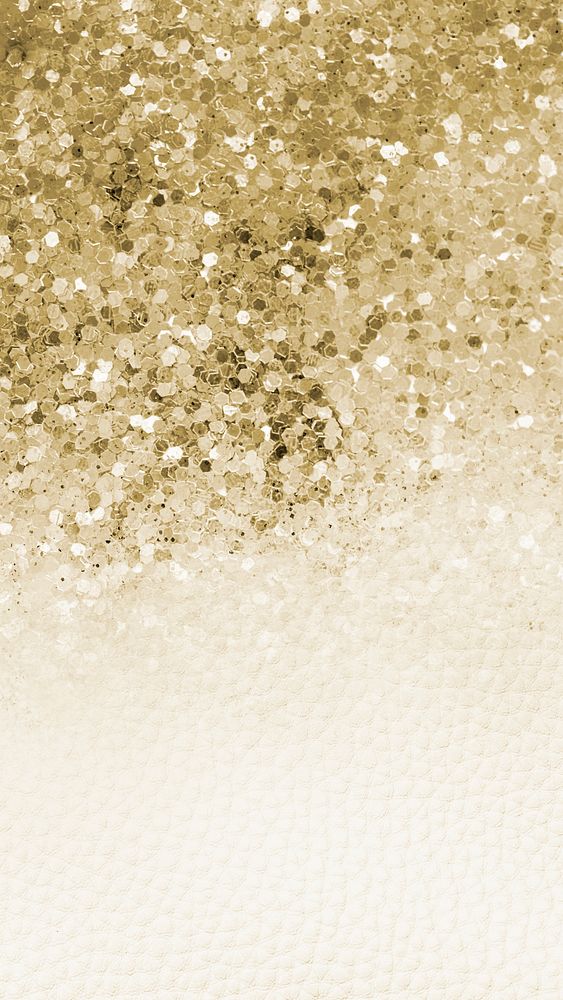 Festive gold glitter textured mobile wallpaper