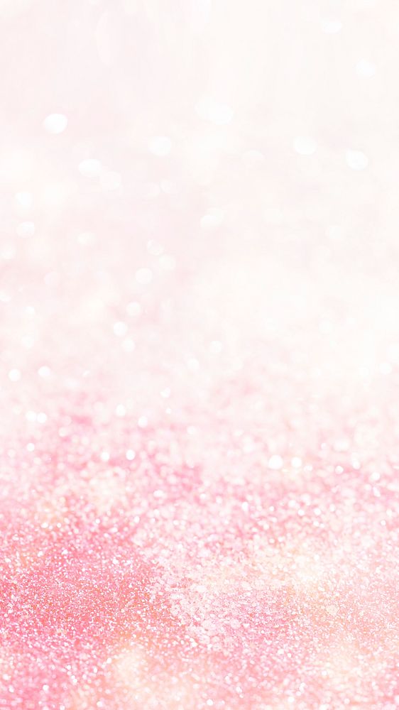 Light pink glitter gradient background mobile phone wallpaper