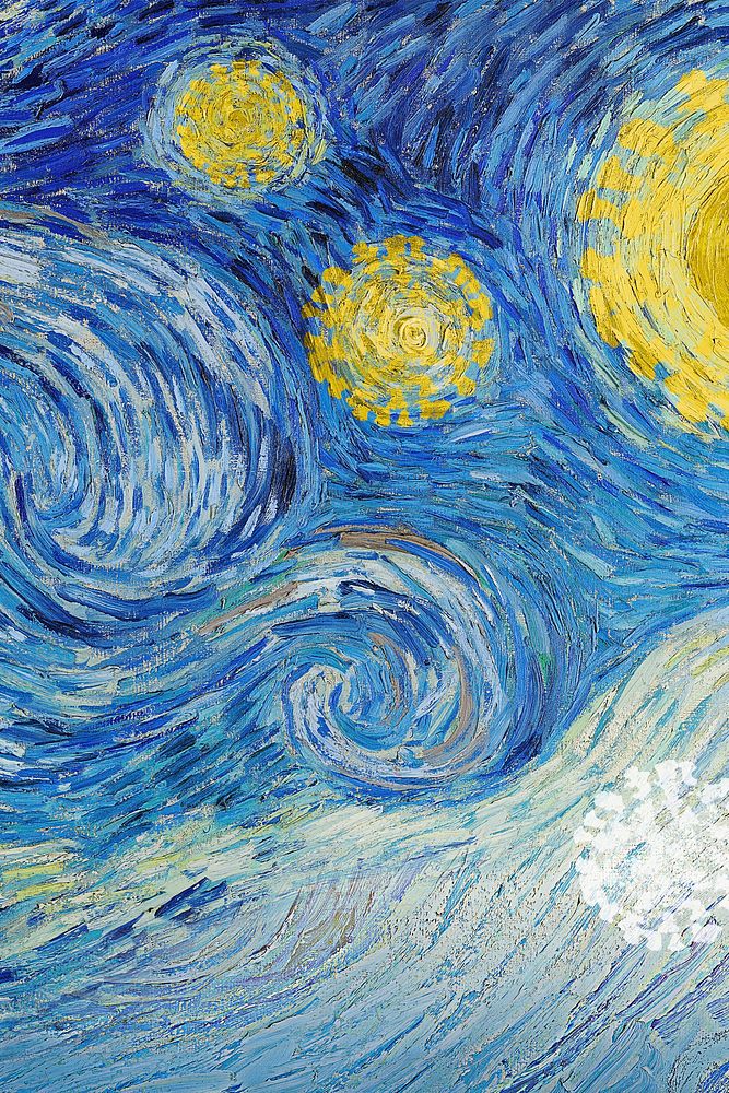Van Gogh's The Starry Night coronavirus pandemic remix