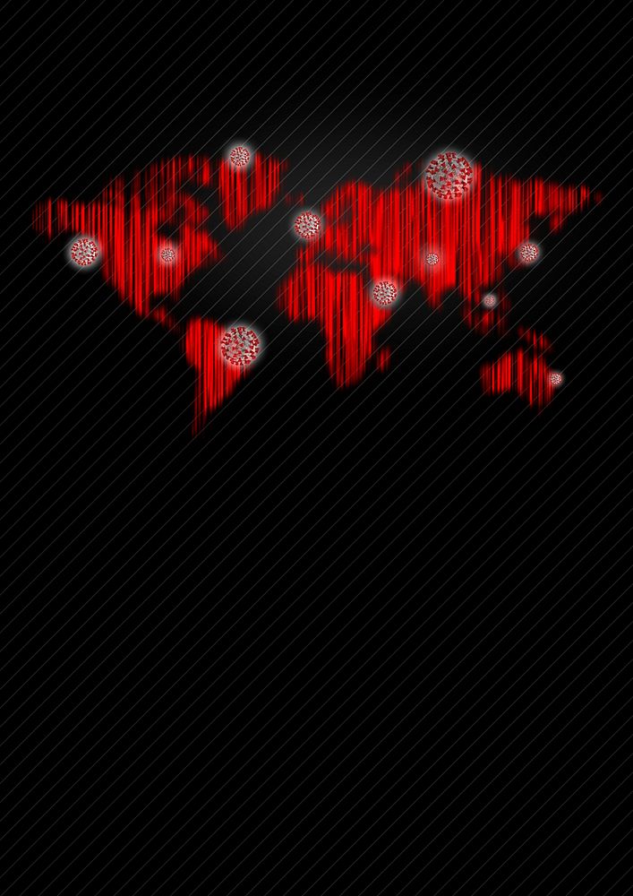 Coronavirus disease COVID-19 pandemic mockup