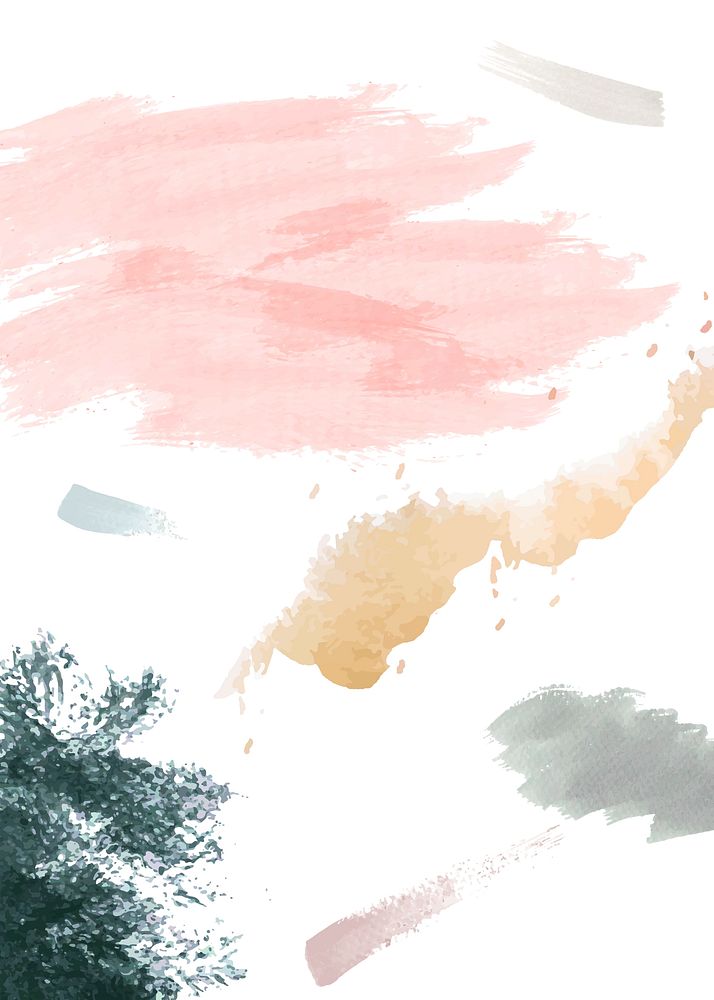 Pastel watercolor strokes textured background