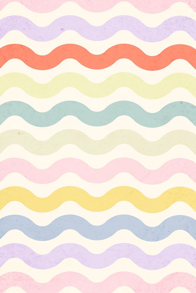 Dull pastel invected pattern