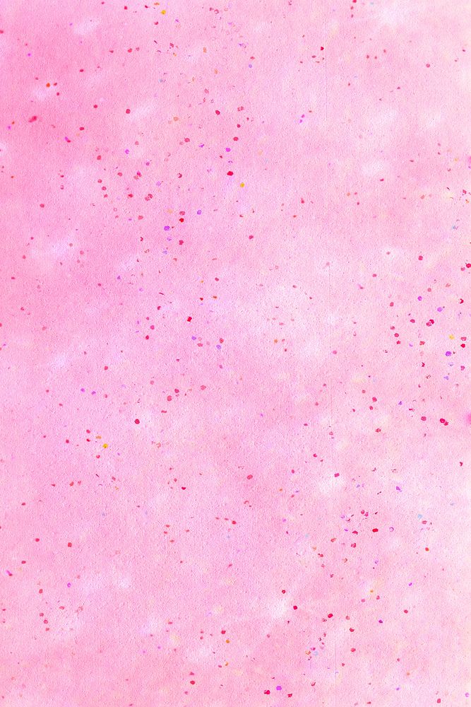 Magenta glitter pattern on a pink background
