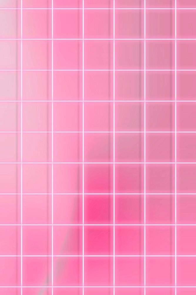 Neon pink grid patterned background