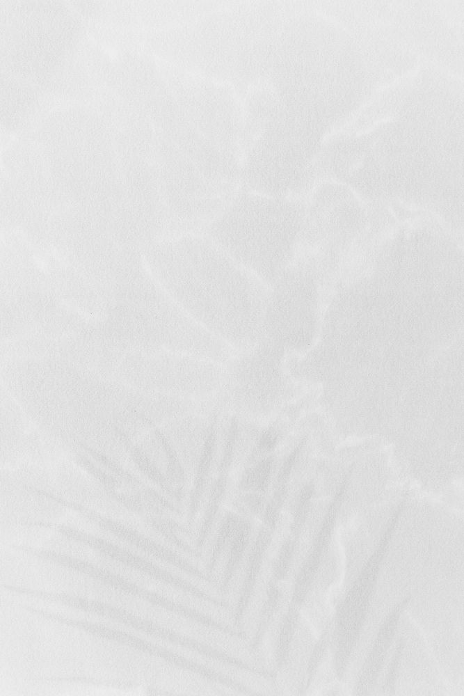Gray palm leaf shadow background
