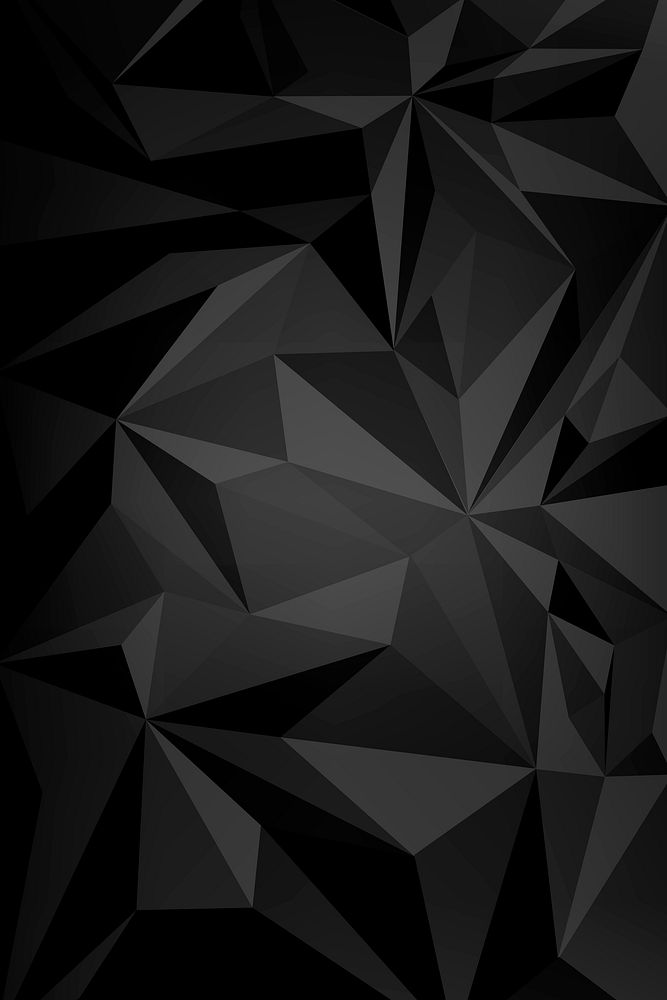 Black crystal patterned background