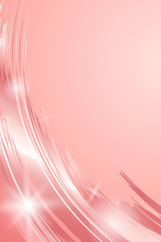 Pink curved patterned background illustration