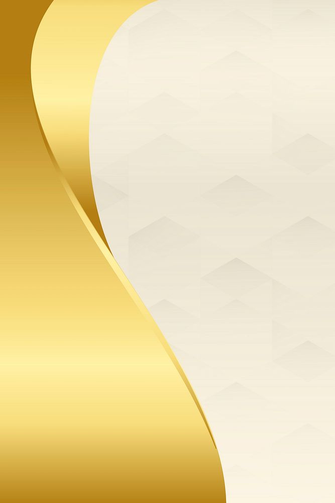 Gold wave patterned background design