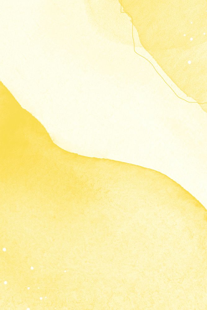 Yellow watercolor textured background