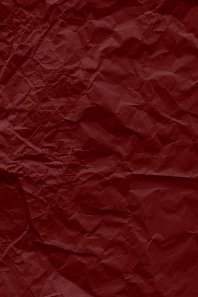 Crimson wrinkled paper pattern background