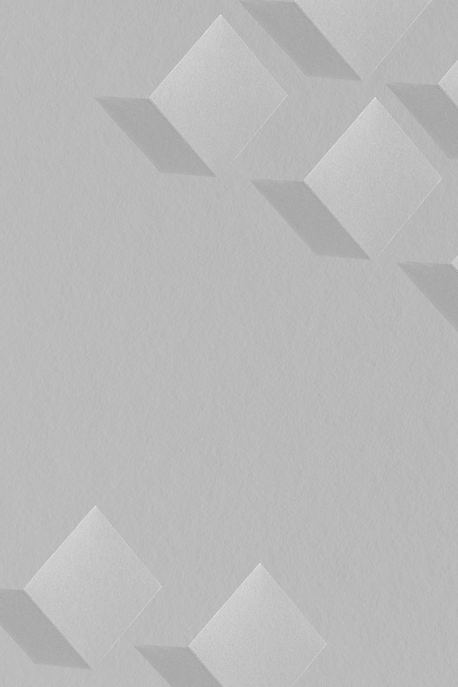 Gray cubic patterned background