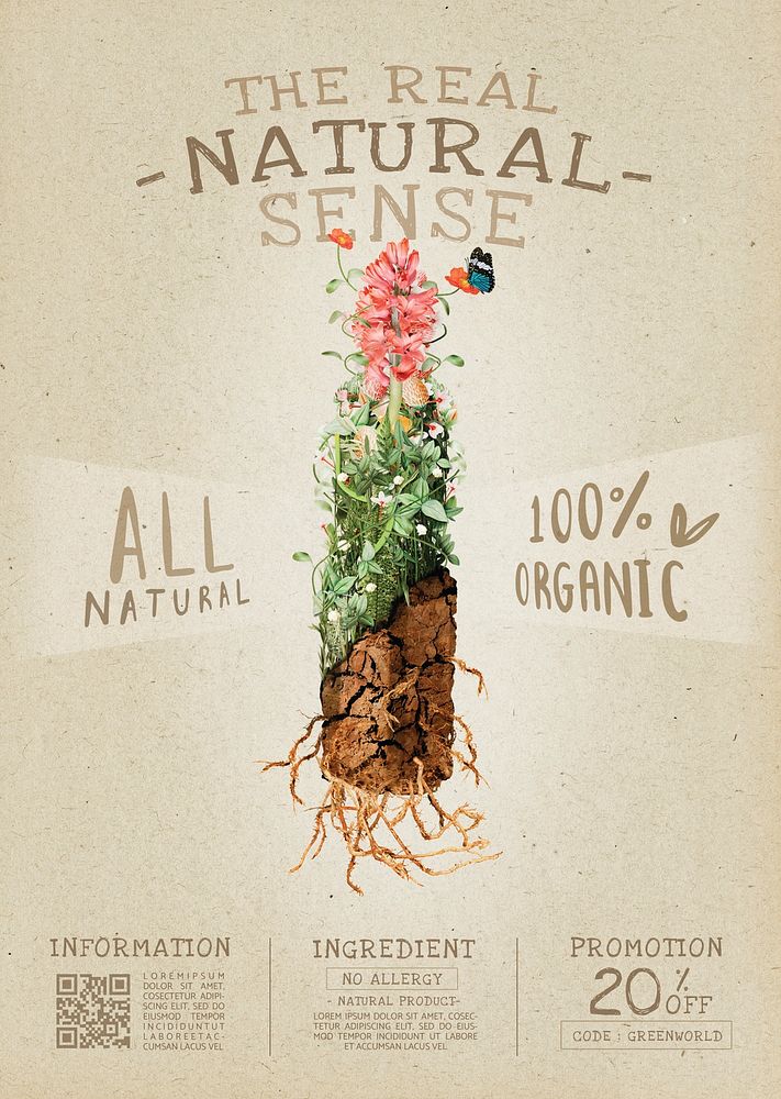 The real natural sense 100% organic product