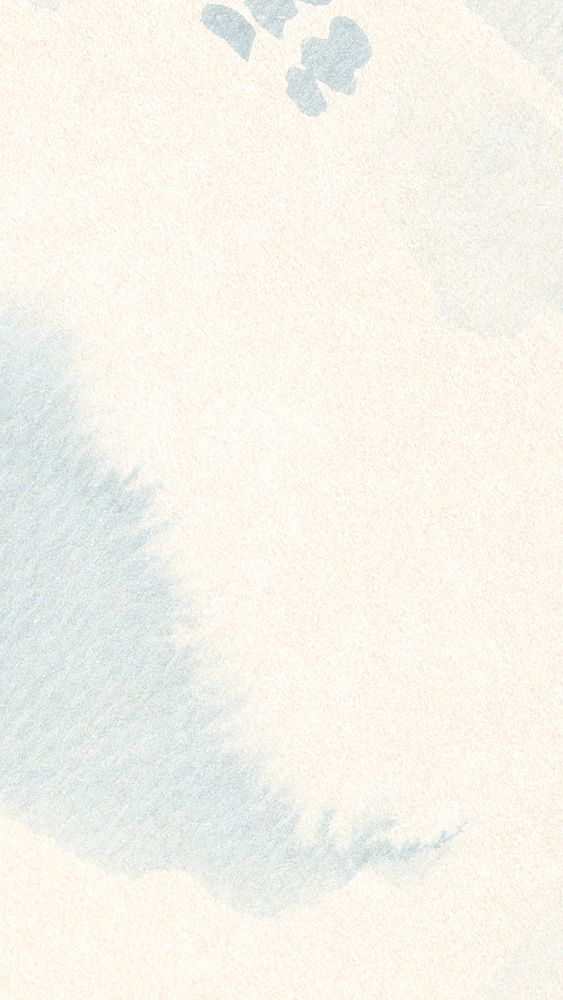 Blue and beige watercolor Memphis patterned phone wallpaper