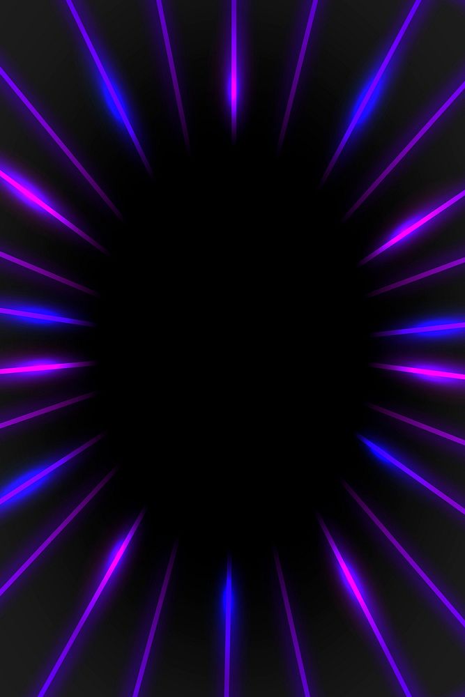 Purple neon frame on a dark background vector