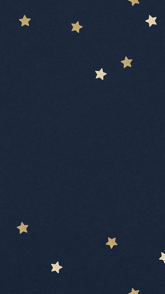 Blue background with gold stars pattern