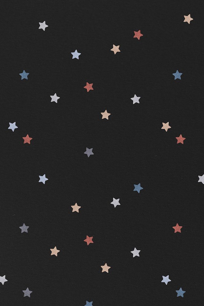 Shimmering colorful star patterned background 