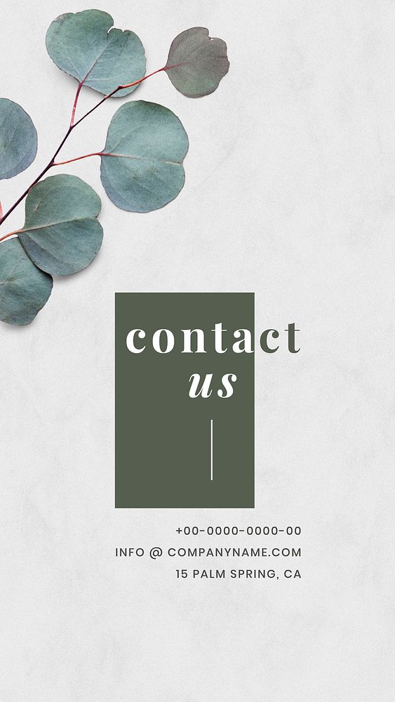 Company contact banner design template vector