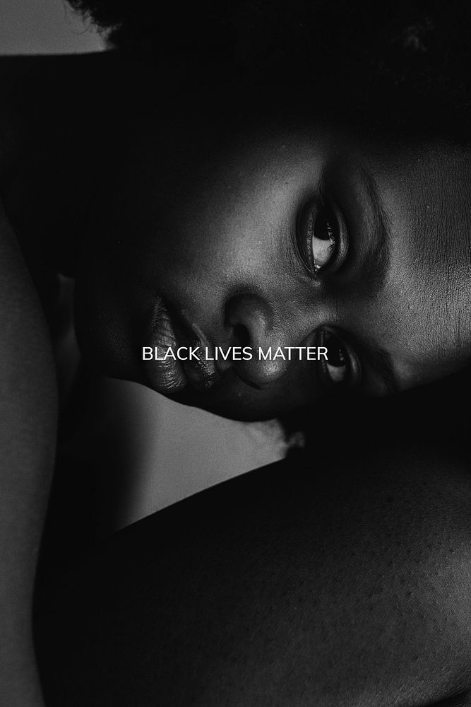 Join the movement to fight for freedom, black lives matter social template 