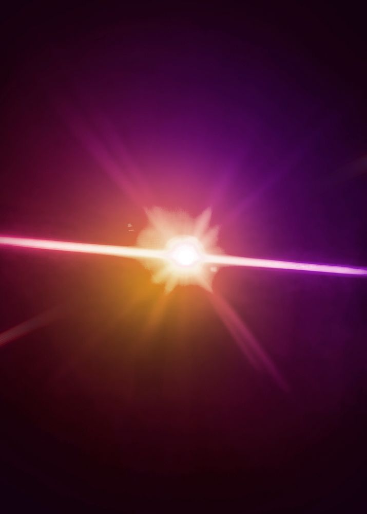 Lens flare abstract black background 